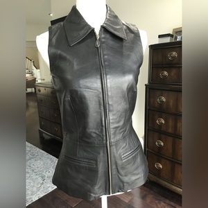Margaret Godfrey Leather Vest